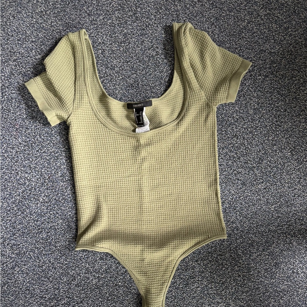 Olive Green Body Suit